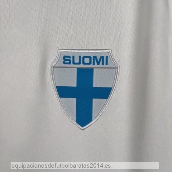 Nuevo 1ª Camiseta Finlandia Retro 1982 Blanco Baratas